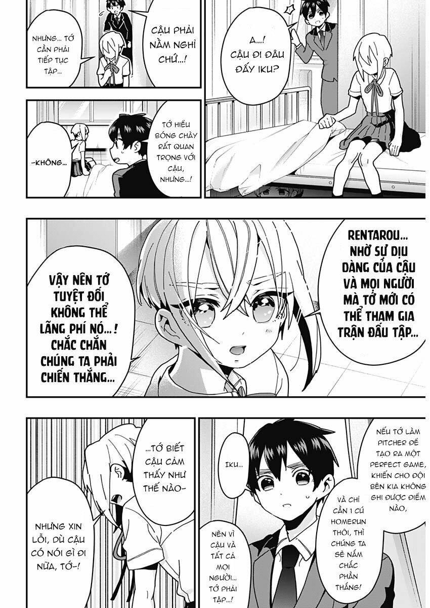 kimi no koto ga dai dai dai dai daisuki na 100-ri no kanojo chapter 34: buổi tập luyện nồng cháy của huấn luyện viên rentarou - Next chapter 35: c-có 9 thành viên thì không có nghĩa là sẽ chơi bóng chày ngay được!